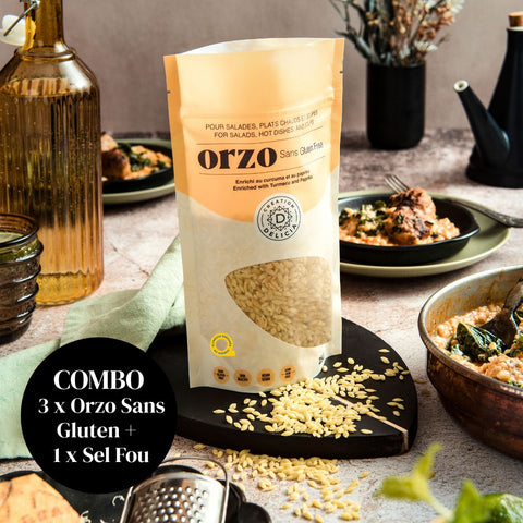 Combo Orzo Sans Gluten + Sel Fou