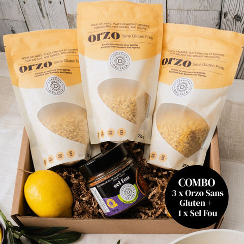 Combo Orzo Sans Gluten + Sel Fou