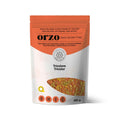 Sac d'orzo sans gluten avec des pâtes tricolores