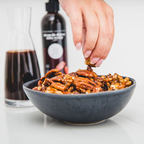 recettes de noix grillés avec le sirop de dattes