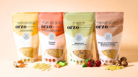 La gamme orzo sans gluten de Création Delicia s’agrandit : trois nouvelles saveurs à découvrir