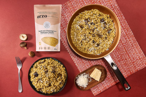 Repas prêts en 15 minutes : découvrez les nouveaux mélanges d'orzo sans gluten prêts-à-cuisiner de Création Delicia