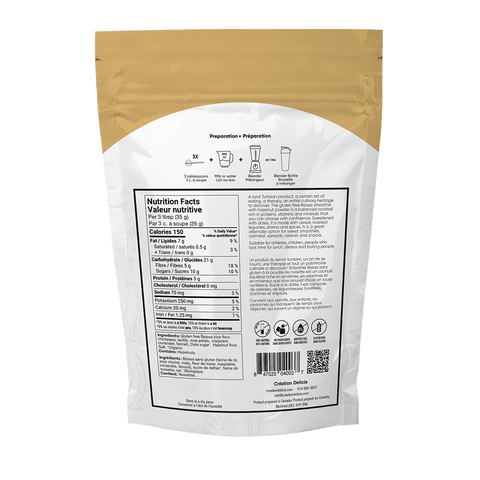 Bsissa and Hazelnut smoothie mix (gluten-free)