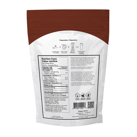 Bsissa and Cocoa Smoothie Mix
