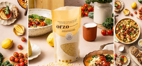 Suggestions de mets avec l'orzo sans gluten