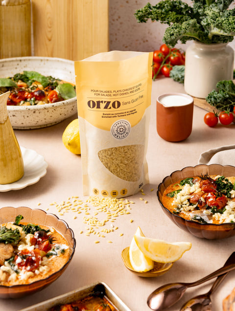 Orzo sans gluten enrichi