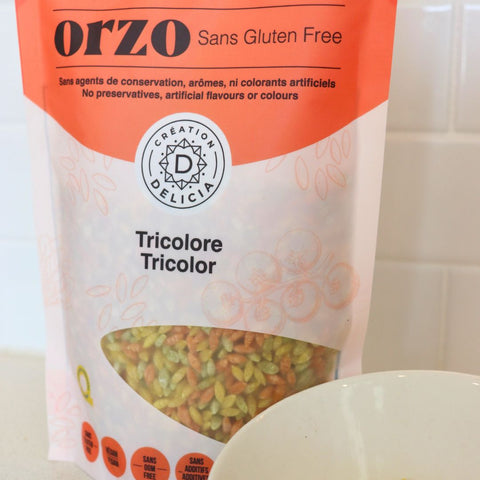 Orzo Sans Gluten Tricolore
