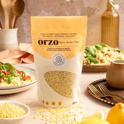 Combo d'orzo et mélanges d'orzo sans gluten